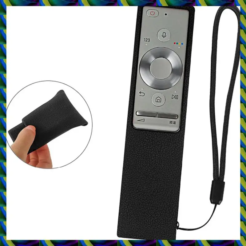 Harian 2X Penutup untuk Samsung QLED TV Bluetooth Remote Control BN59-01272A BN59-01265A BN59-01270A Case Tahan Guncangan Hitam