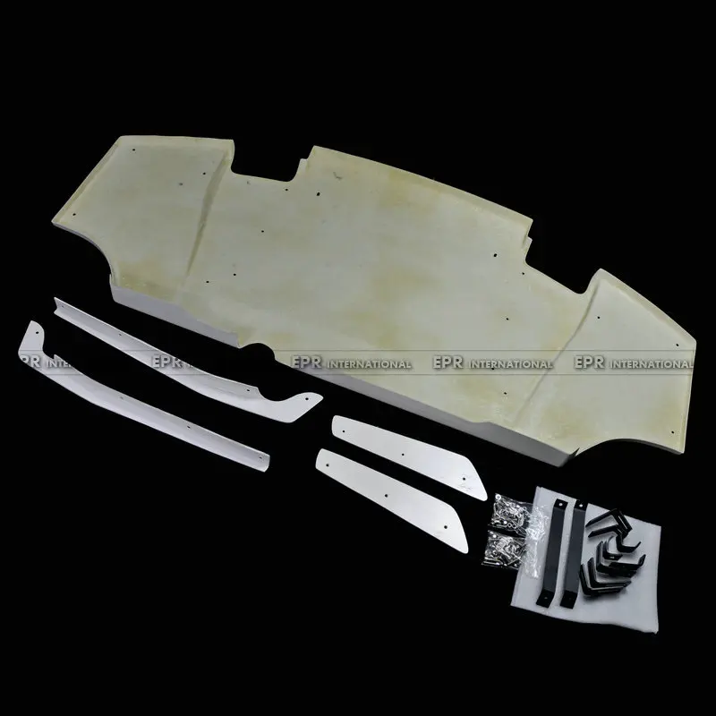 SAAR Applicable for Mitsubishi Lancer Evolution 10 Carbon Fiber Modified Varis Rear Lip Spoiler Rear Diffuser Tail Lip