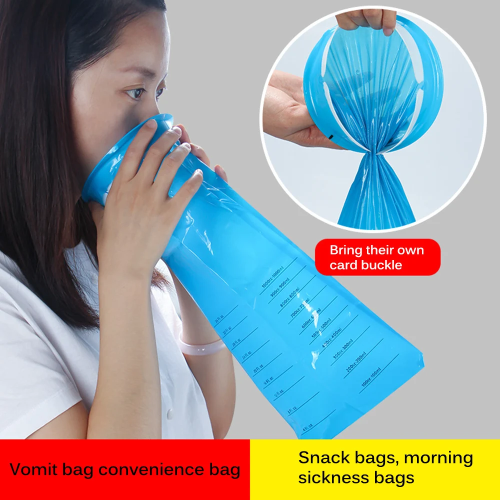 10 Pcs School Hotel Travel Disposable Hospital Car Airplane Nausea Sickness Emergency Emesis Bag Motion Pregnancy Vomit Cleaning