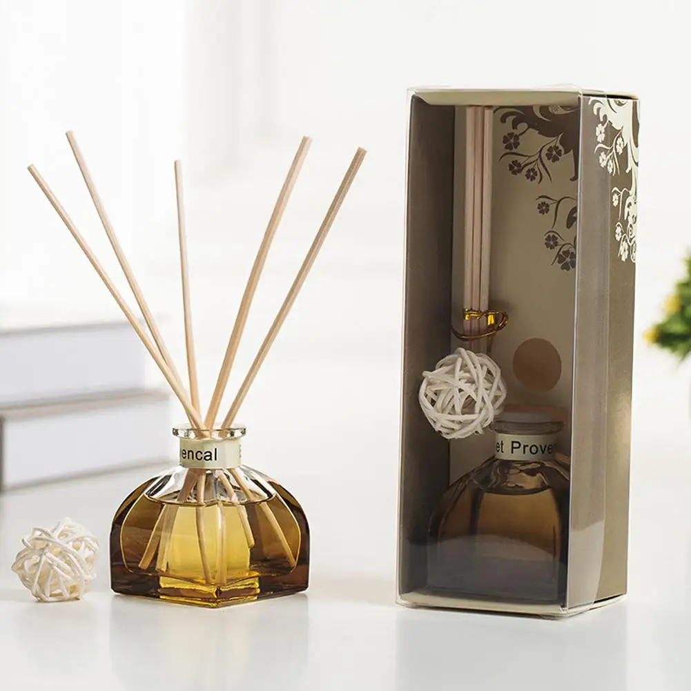 Aromatherapy Essential Oil Home Reed Diffuser with Sticks Multi Fragrance Air Freshener for Home Bedroom Lavender Jasmine Lemon