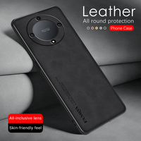 Matte Sheepskin Leather Case For Honor Magic6 Lite 5G Camera Protect Shockproof Coque On Honar Honer Magic 6 Light 6Lite 5G 2024