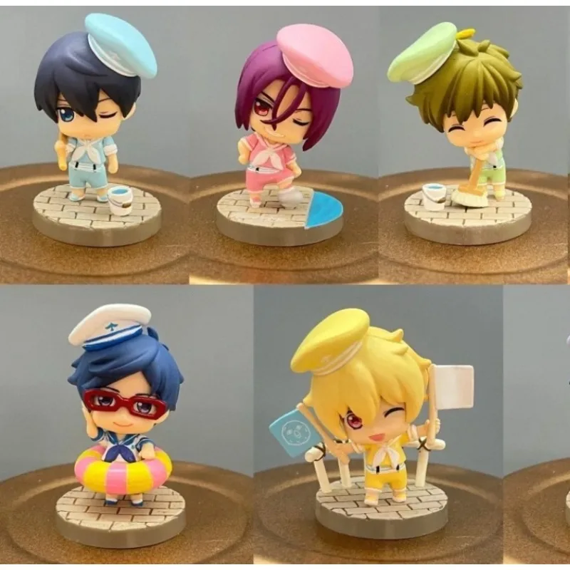 Бесплатно! Фигурки аниме-персонажей: Нанасэ Харука, Тачибана Макото, Матсуока Рин, Хазуки Нагиса. Коллекционные модели, украшения, оптовые игрушки.