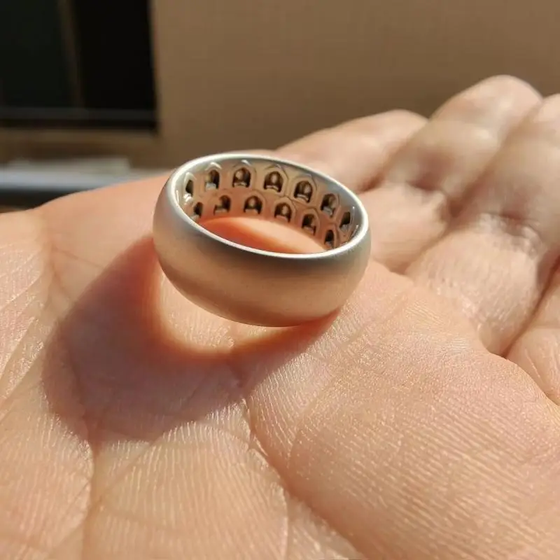 Vintage White Color Wanfo Niche Rings for Men Women Buddhism Sakyamuni Good Lucky Jewelry Accessories Gifts