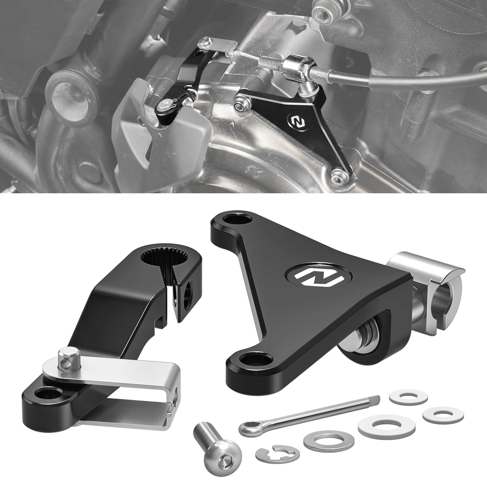 Motorcycle Easy Pull Clutch Arm Clutch Lever Extension for Yamaha Tenere 700/Rally XTZ700 2019-2024 Tenere 700 World Raid 2022