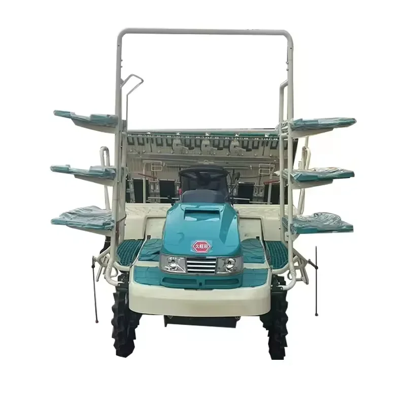 Chinese factory new bicycle type 8 row rice transplanter rice transplanter