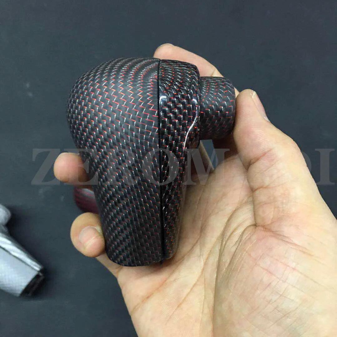 Fit for Honda VEZEL XR-V Carbon Fiber Stand Head Shift Knob Gear Lever Gear Head Handball