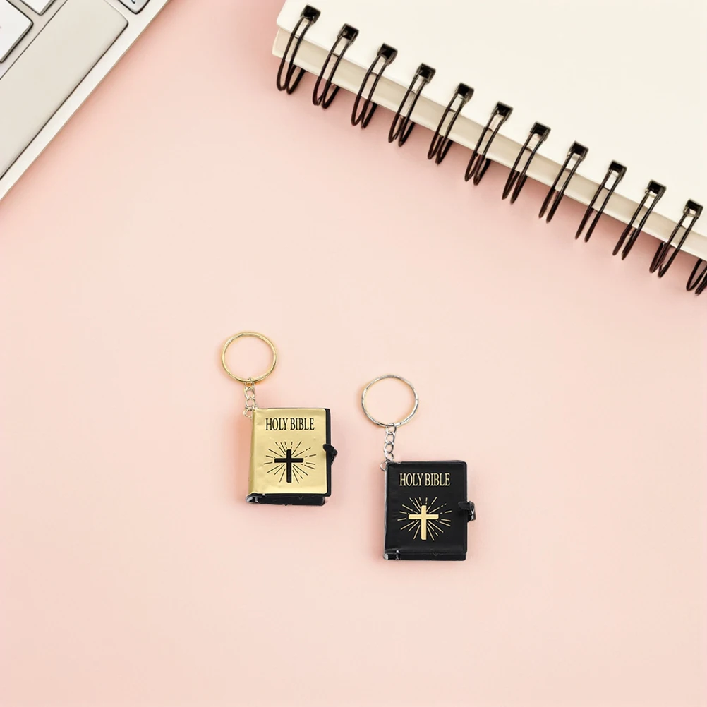 12pcs Keychain Mini Book Hanging Ornament Keyring Decoration Pendant Decoration Charm Keyring Bag Accessory Gifts