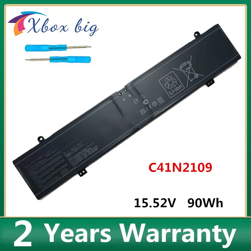 NEW C41N2109 15.52V 5630mAh Laptop Battery For Asus ROG Zephyrus M16 GU604VZ-N4004W STRIX G18 G634 G814JV-N6034W GV601RM 90WH