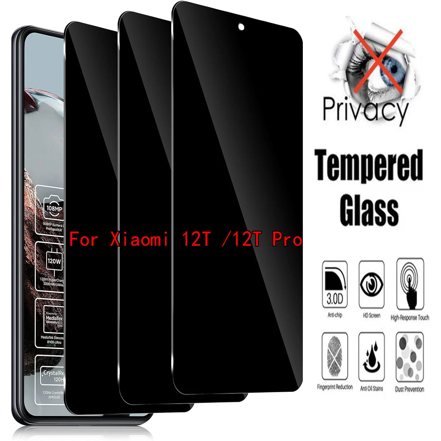 2Pcs 9H Anti-Spy Te…