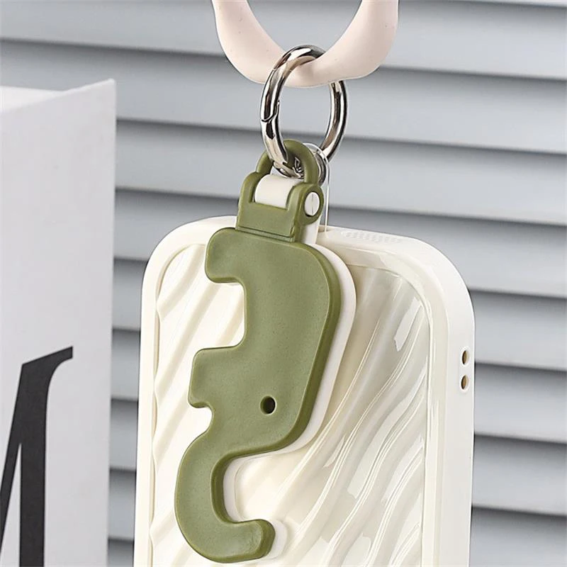 3PCS/Bag Mini Elephants Cute Cartoon Animal Lazy Desktop Mobile Phone Stands Base Design Easy Portable Stands Foldable Key Chain
