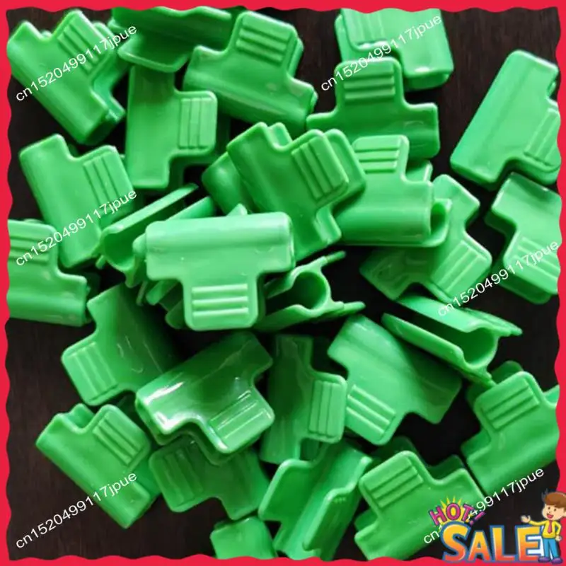 BOFO 50Pcs Greenhouse Clamps,Pipe Clamps For 16Mm Plant Stakes,Row Cover Clips Garden Hoops Garden Clip