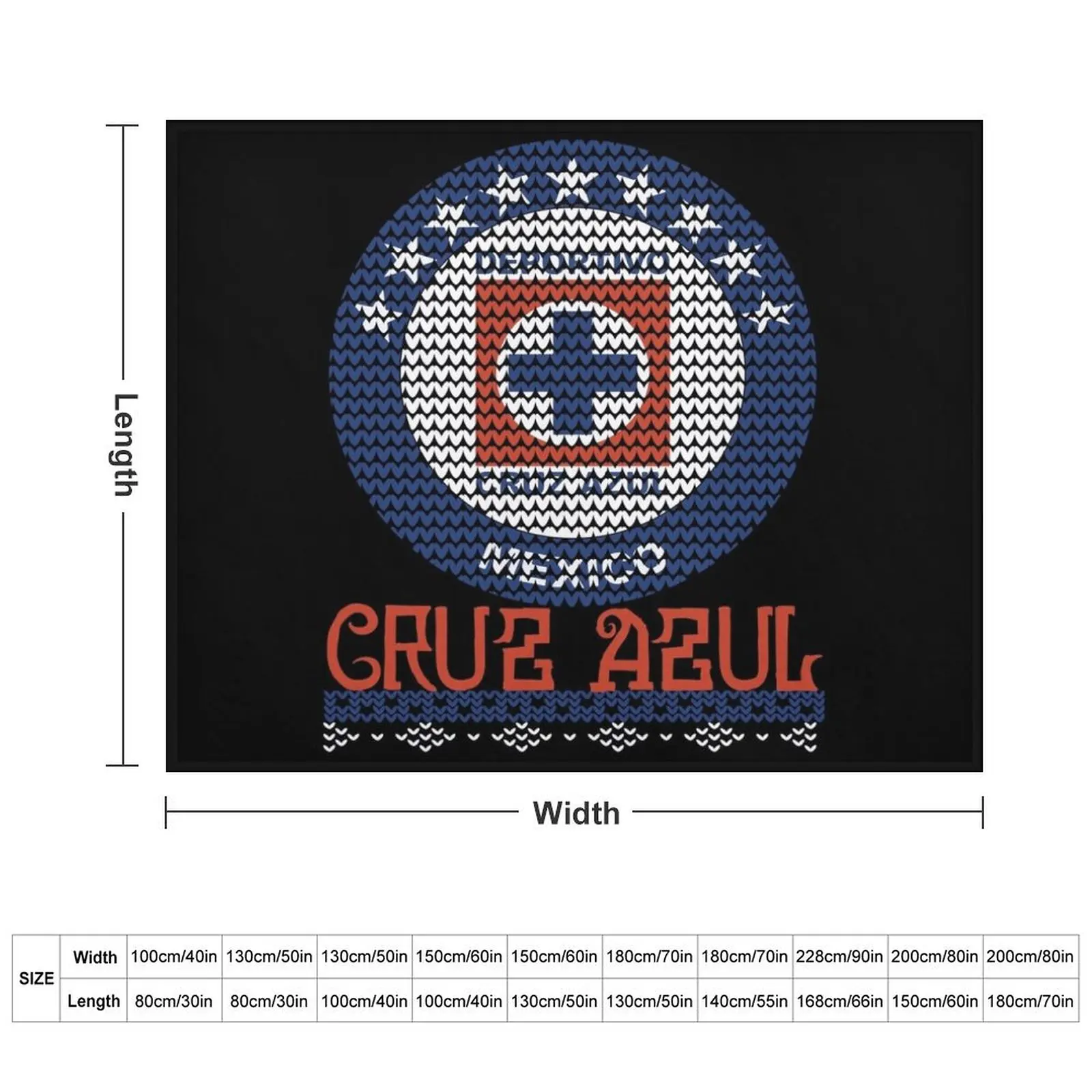 Cruz Azul Throw Blanket Soft Beds For Baby sofa bed for winter Blankets