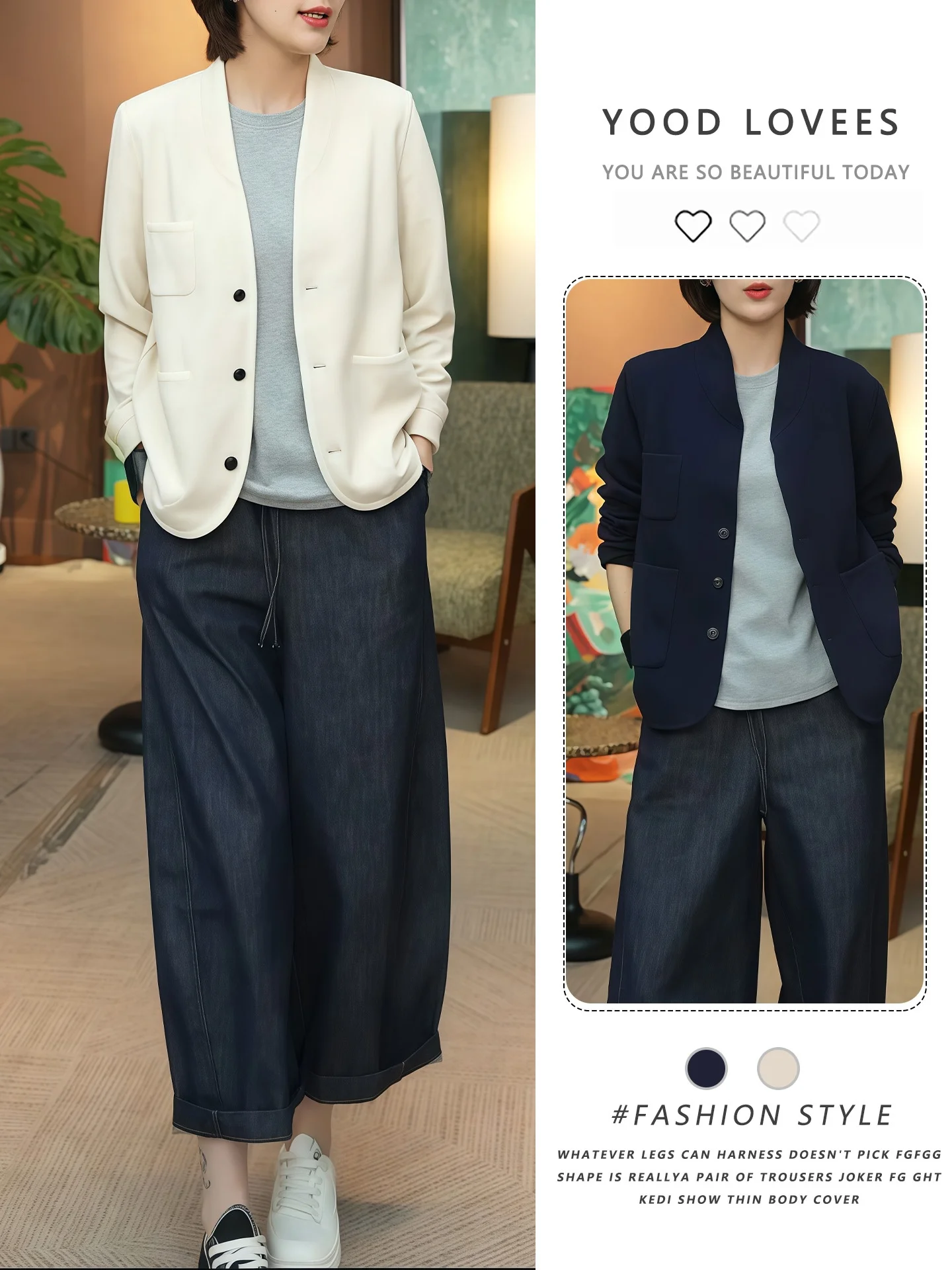 

Весна-Осень 2026: Новая однотонная свободная повседневная короткая верхняя одежда в винтажном стиле преппи с дизайнерским акцентом, открытый кардиган-топ для женщин