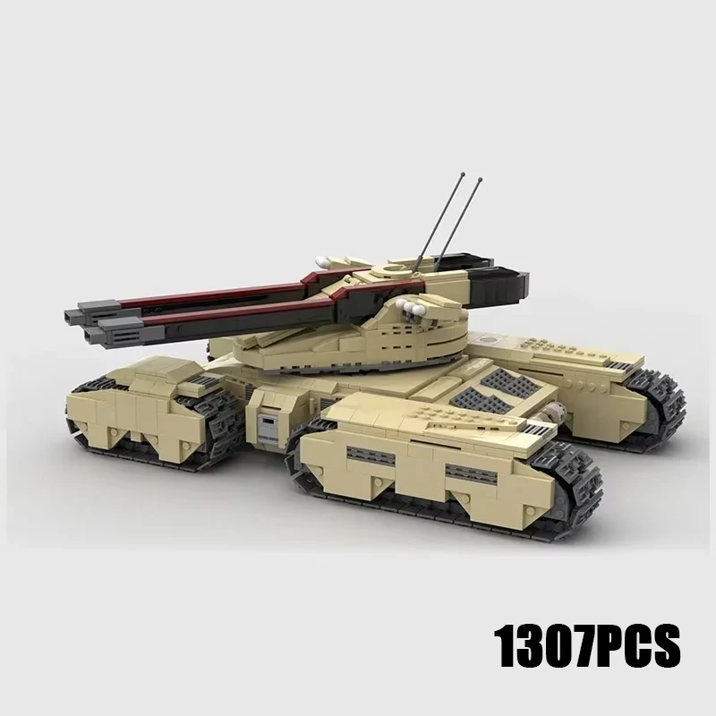 

Military Car Model Moc Building Bricks GDI Mammoth MK-3 Tank Technology Modular Blocks Gifts Christmas Toys DIY Sets Assembly