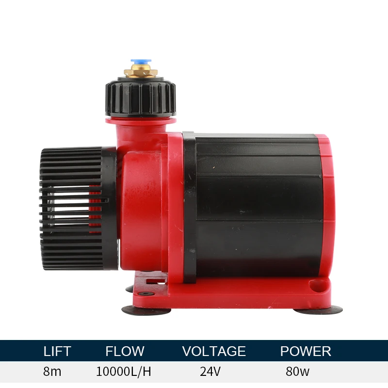 110V 220V DC Variable Frequency Water Pump Bottom Suction Side Suction Pump Aquarium Fish Tank Pond Water Pump DC 24V