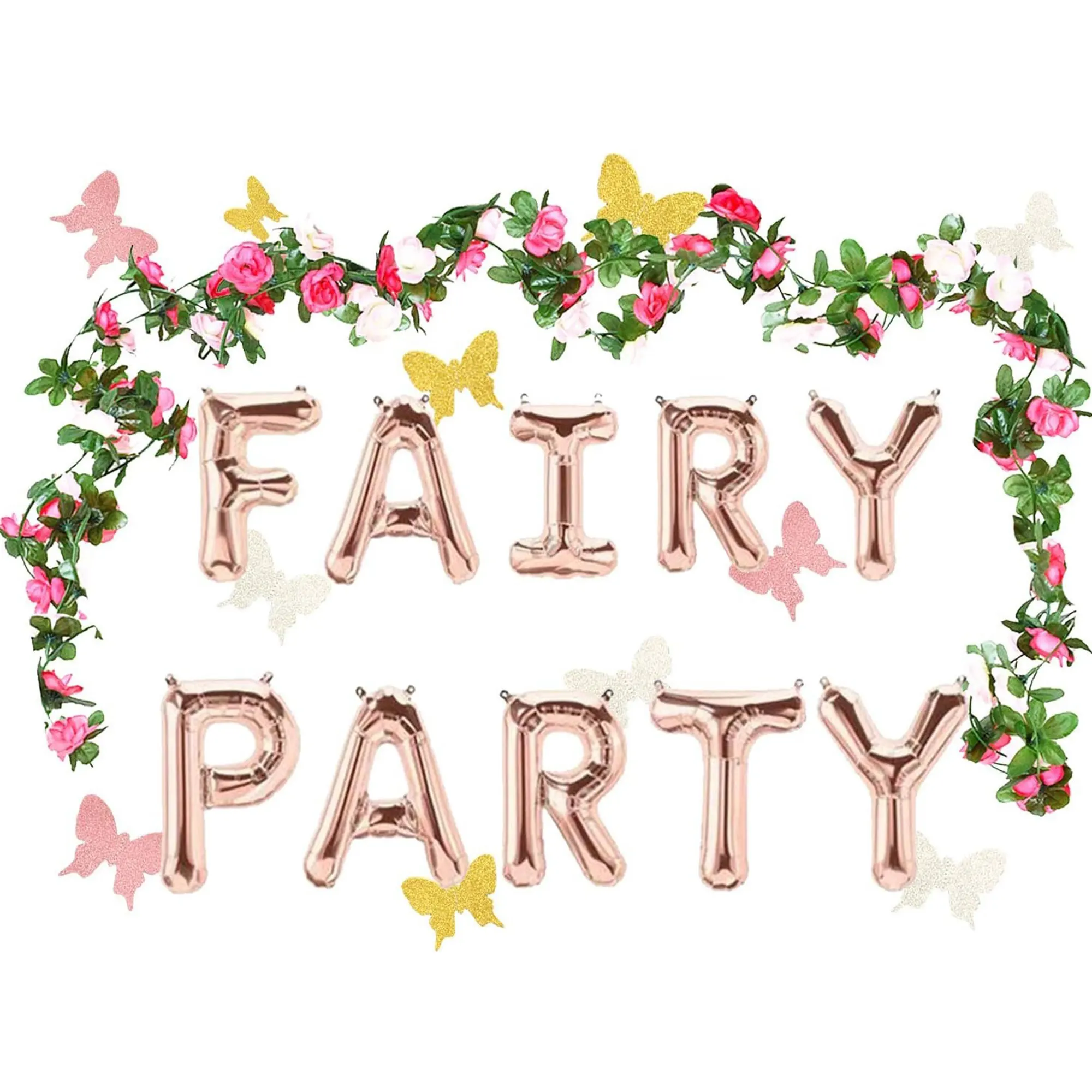 LaVenty Fairy Party Balloon Fairy Party Decoration Fairy Party Favors Fairy Garden Decoration Fairy Theme Birthday Decoration