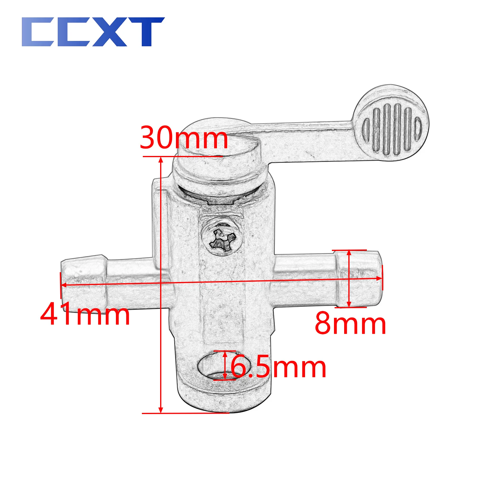 8mm Motorcycle Fuel Oil Tank Switch ON/OFF Petcock Switch For ATV Motorcycle Scooter Honda Yamaha Kawasaki PW50 PW80 Universal