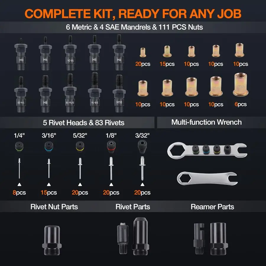 Rivet Nut Tool, Han…