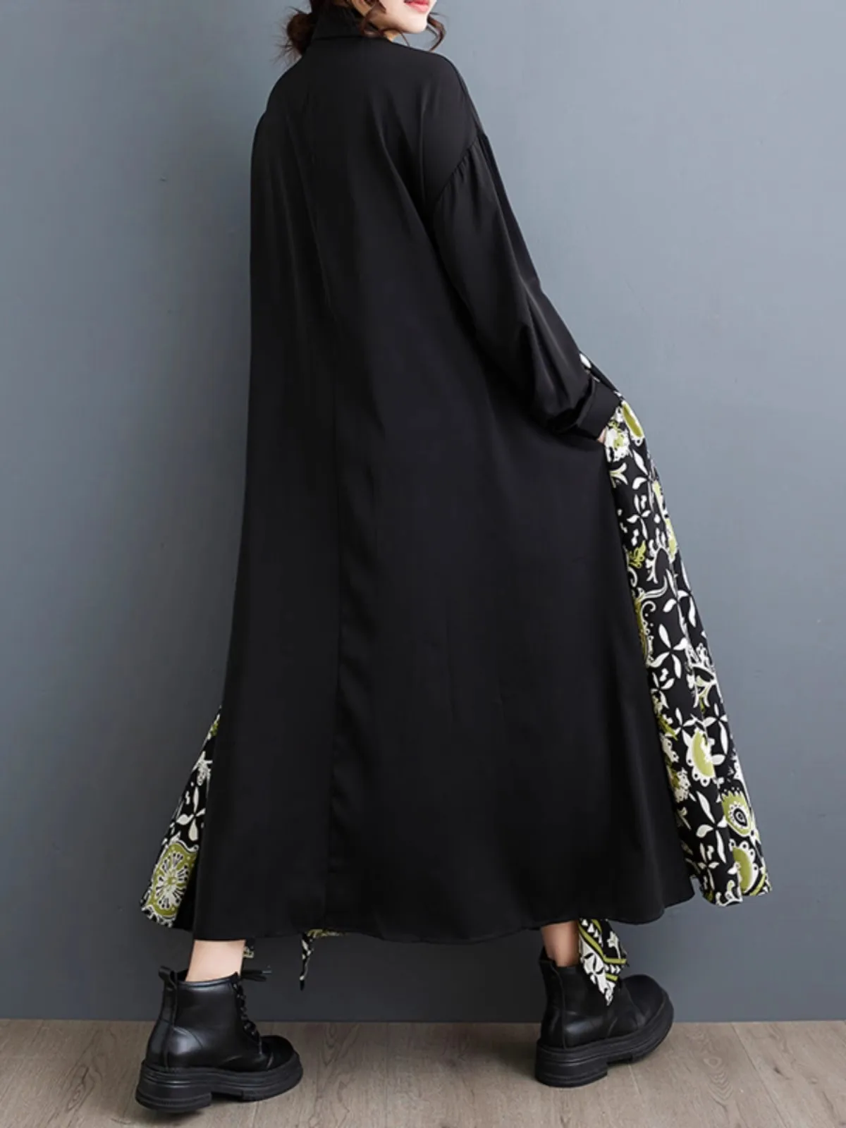 2025 Lente Zomer Mode Elegante Onregelmatige Gedrukt Losse Shirts Lange Jurken Vrouwen Mouwloze Jurk Vrouwelijke Groothandel J1058