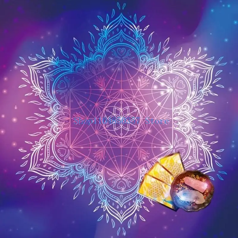 

652F Metatron Theme Altars Cloth Tarot Cards Tablecloth Tapestry Witchcraft Supplies