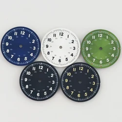 NH35 Watch Dial 29mm Black Green Blue white Dial Luminous Fit NH35 NH36 PT5000 ETA2824 2836 DG2813 3804 Miyota8215 821A Movement