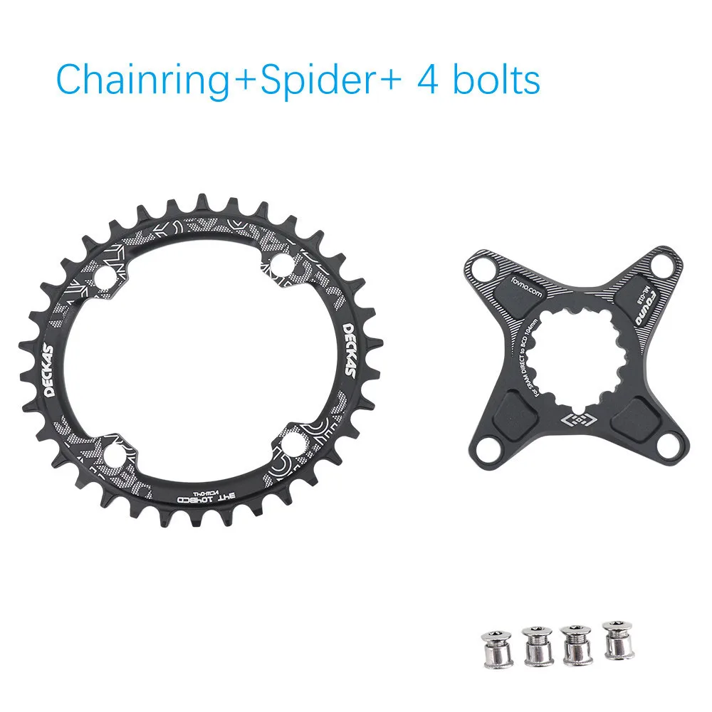 DECKAS FORGXP XX1 Eagle X01 GX X1 X0 X9 forSRAM DM 32T 34T 36T 38T MTB Road Bike Direct Mount Oval Round Chainring 6mm Offset