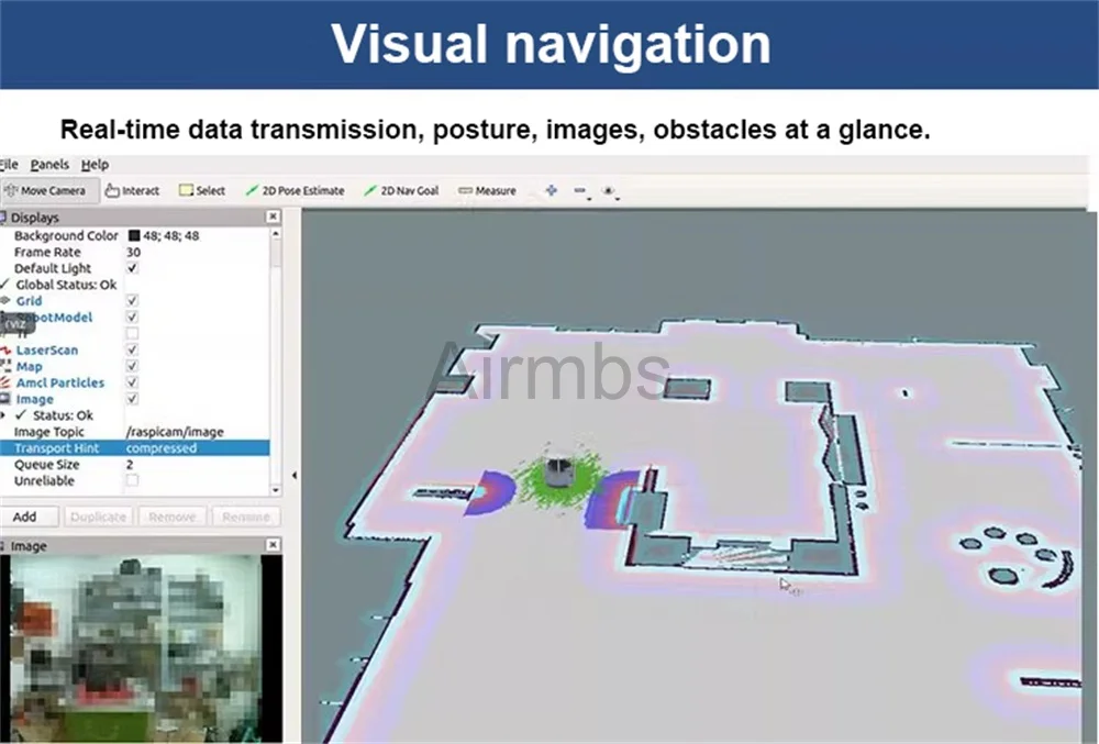 Différentiel intelligent ROS 2WD Robot voiture châssis recherche SLAM Navigation Simulation Lidar AI Vision Kit d'apprentissage vocal