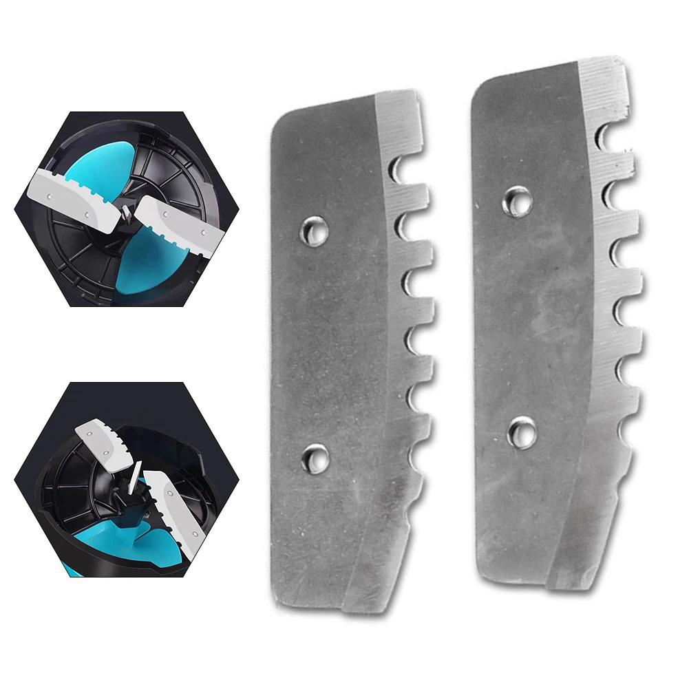 2pcs 8 Inches Replacement Auger Blades Replacement Auger Blades Ice Auger Blades For Power Ice Auger Tool Workshop Equipment