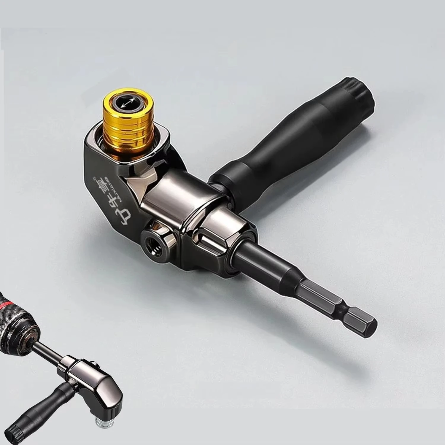 90/105 Degree Angle Electric Corner Turner, Electric Screwdriver Hardware Tool Accessories, Elbow Universa Flexible Shaft