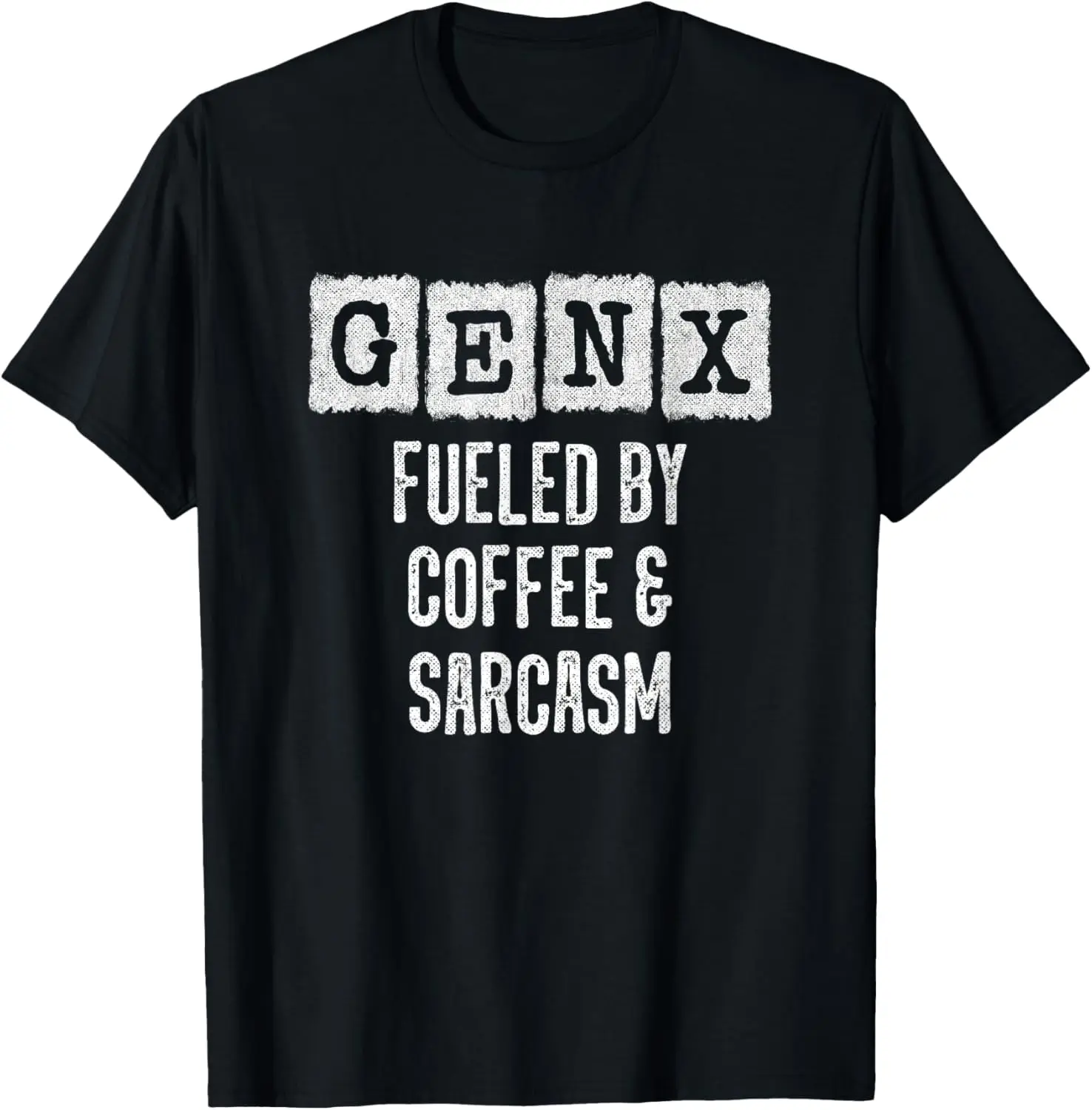 Camiseta Generation X - Gen X Sayings - Combustiado por café y sarcasmo