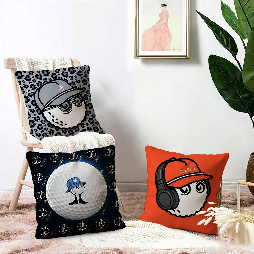 Fashion Golf MALBON Pillow Cover for Bedroom Room and Living Room Sofa Decorative Cushion Cover
