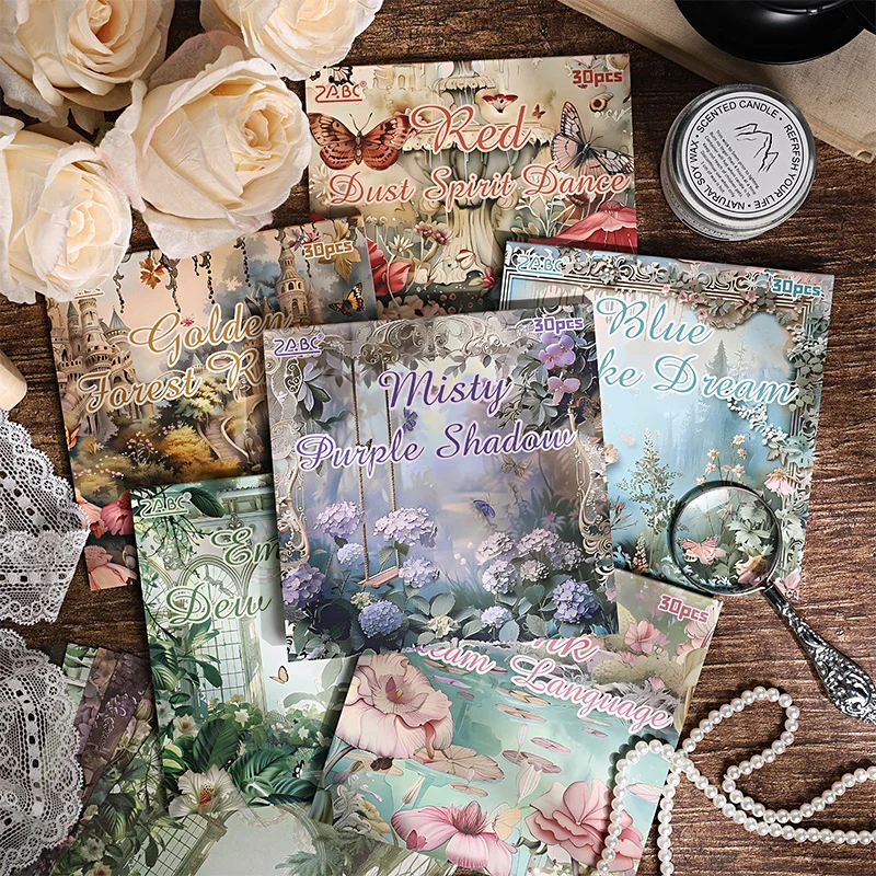 6PCS/LOT Melody of the dense forest series cute lovely retro decorative Adhesive paper memo pad