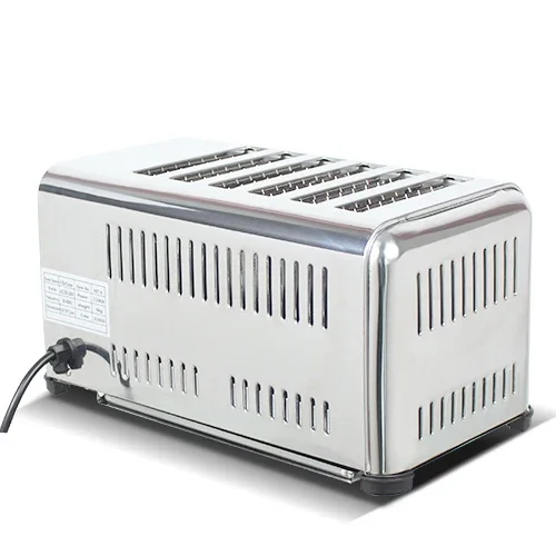 Commercial Catering Machine Manufacturer Stainless Steel Commercial Toaster 6 Slicer Bread Toaster For Sale