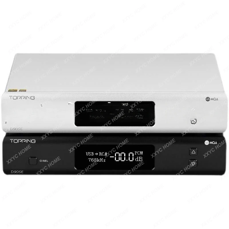 

TOPPING D90SE ES9038Pro MQA DAC D90 SE Bluetooth 5.0 DSD512 PCM768kHz Fully Balanced HiFi Decoder Great Companion of A90