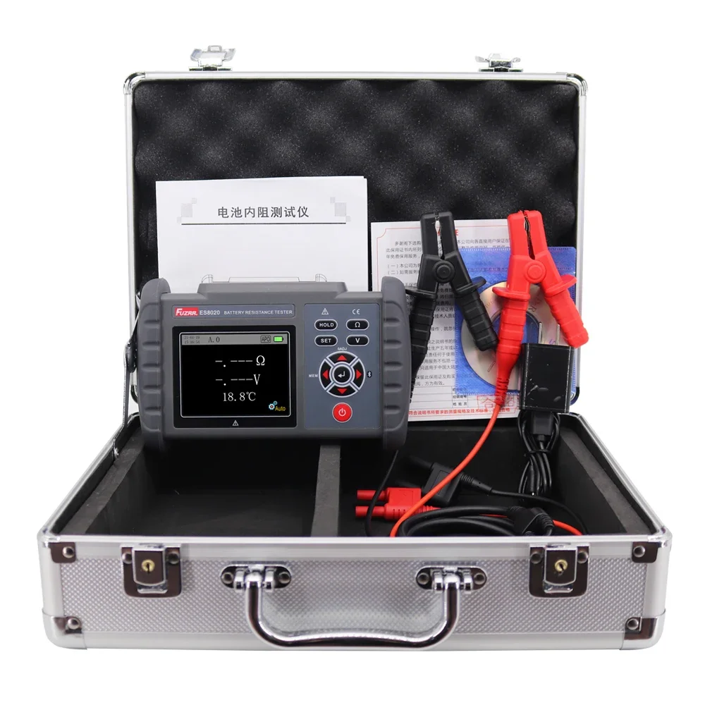 

ES8020 solar/Lead battery voltmeter internal resistance temperature same as Hioki 3554 Battery resistance test meter