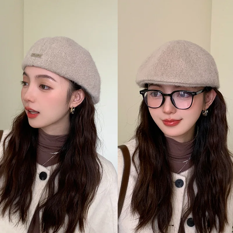 Men Women Caps Beret Girl Casquettet French Artist Wool Beanie Hat Vintage Plain Elegant Hotsales