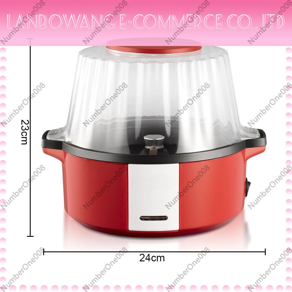 R9003 Automatic Hot Air Popcorn Maker Machine Oil Free Popcorn Popper Electric Household Kitchen Snack Maker EU Plug