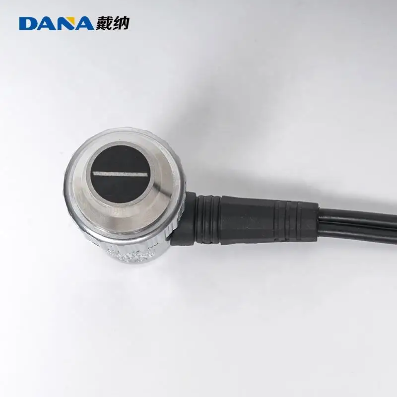 DANA 5MHZ Diametro 8mm Accessori Rilevatore di misurazione della larghezza Sonda sensore in metallo in acciaio di misuratore di spessore ad ultrasuoni