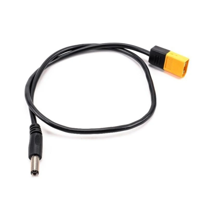 XT60 Male Connector to DC5525 Power Cable for FPV Monitor Power-Drone Power Cord