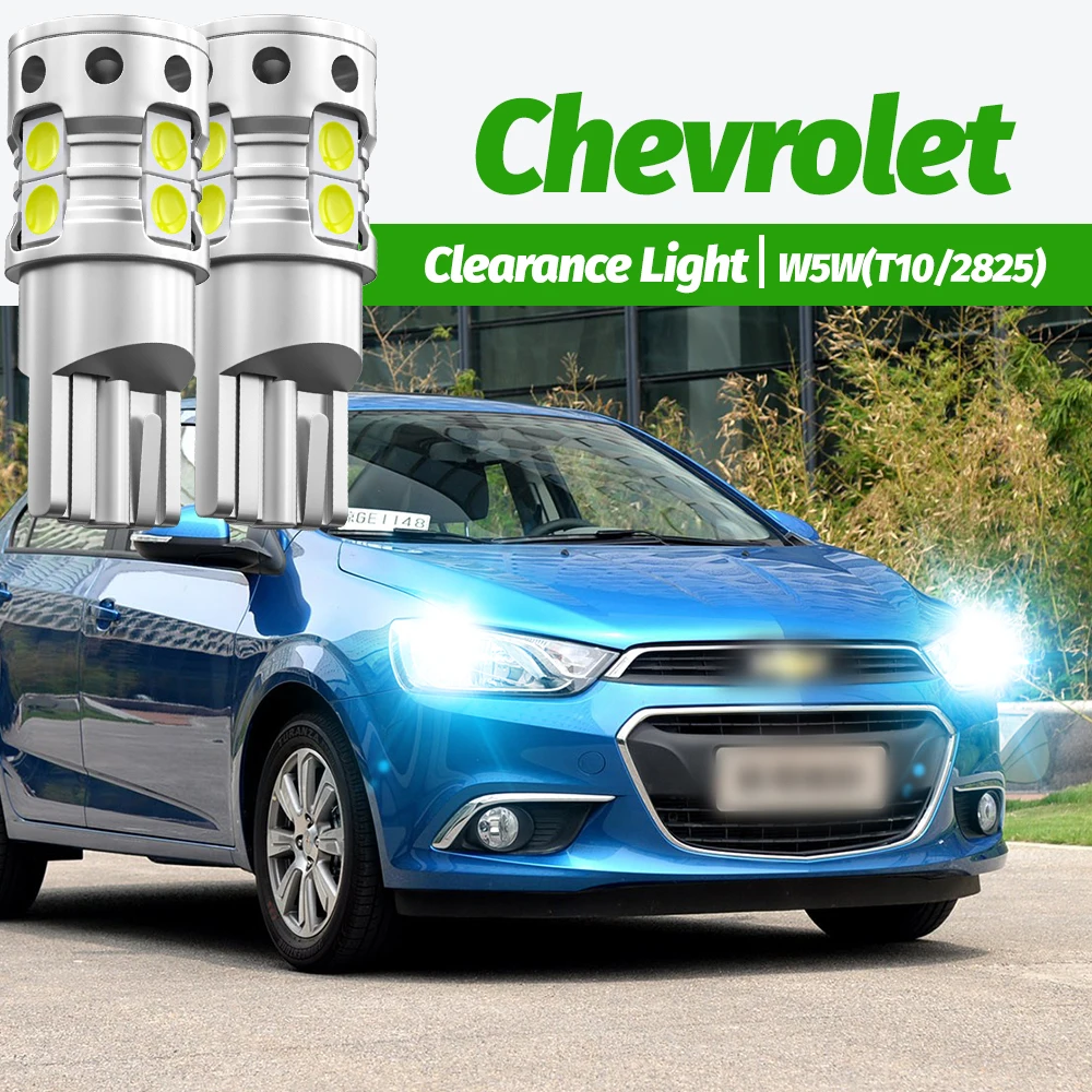 

2pcs LED Clearance Light Parking Bulb W5W T10 Canbus For Chevrolet Aveo Captiva Corvette Cruze Epica Lacetti Niva Nubira Orlando