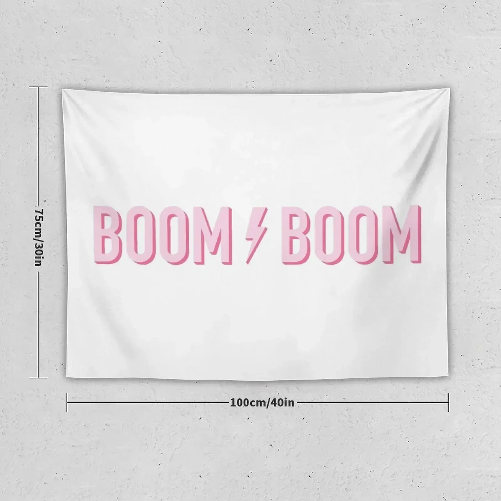 BOOM BOOM PINK LIGHTNING Tapestry Wallpaper Bedroom Outdoor Decor Tapestry