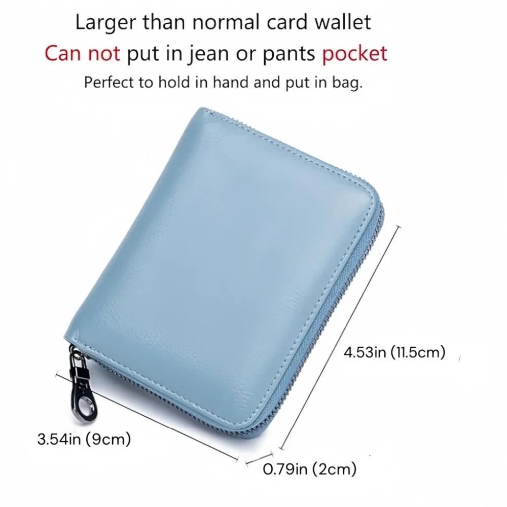 محفظة بطاقات جلدية للنساء، مشبك حامل المال، فتحة بطاقات متعددة، محفظة صغيرة للعملات المعدنية للرجال، حقيبة نسائية صغيرة مستطيلة