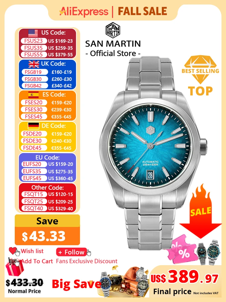 San Martin 36mm 39mm 42mm SN0144 JianZhan Gada Watch Miyota 9015 Original Design Chinese Dress Men Automatic Mechanical Watches