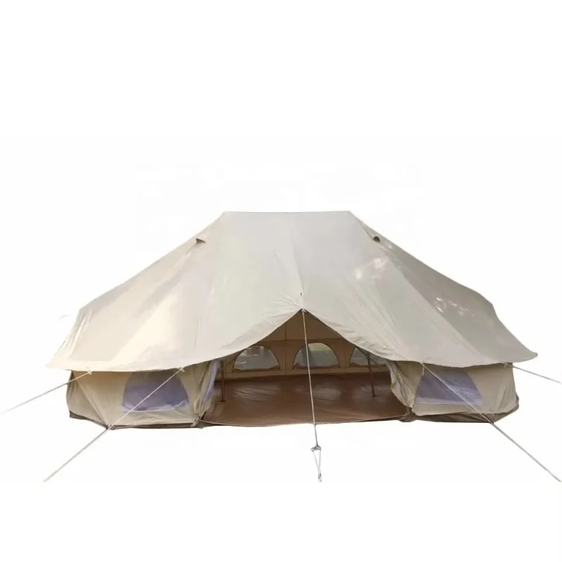 

DANCHEL OUTDOOR 4x6m Waterproof Yurt Tents Large Emperor Bell Tent Family Tent for Events Wedding Party