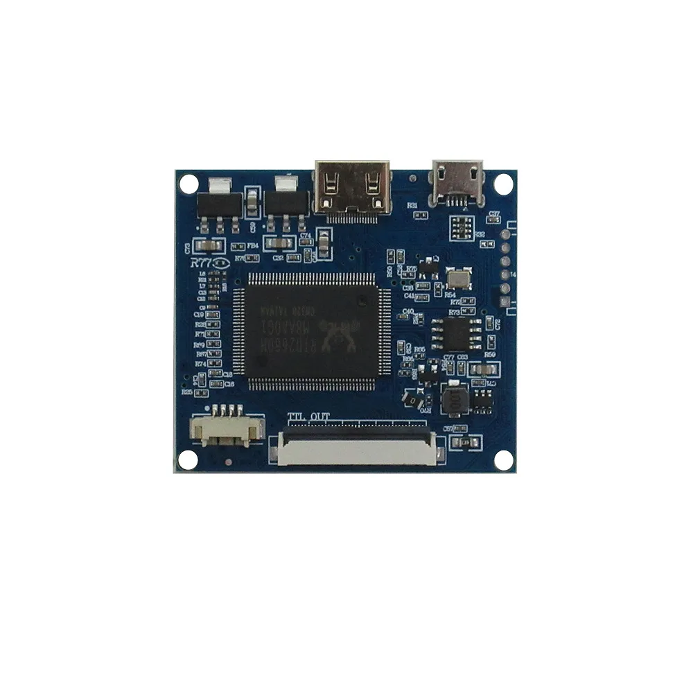 Multipurpose LCD Display Controller, Driver Board, digitador, Touchscreen, Mini HDMI-compatível, 800x480, 5