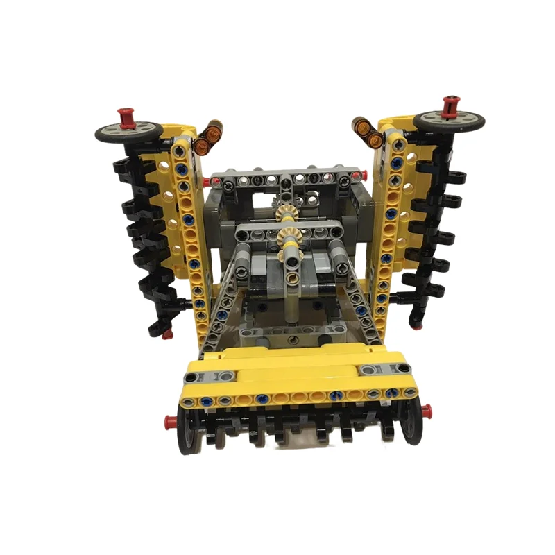 369pcs MOC Lawnmower Attachment My Model Toys Building Blocks Construction Christmas Gift Kids DIY Creative Assemble Birthday