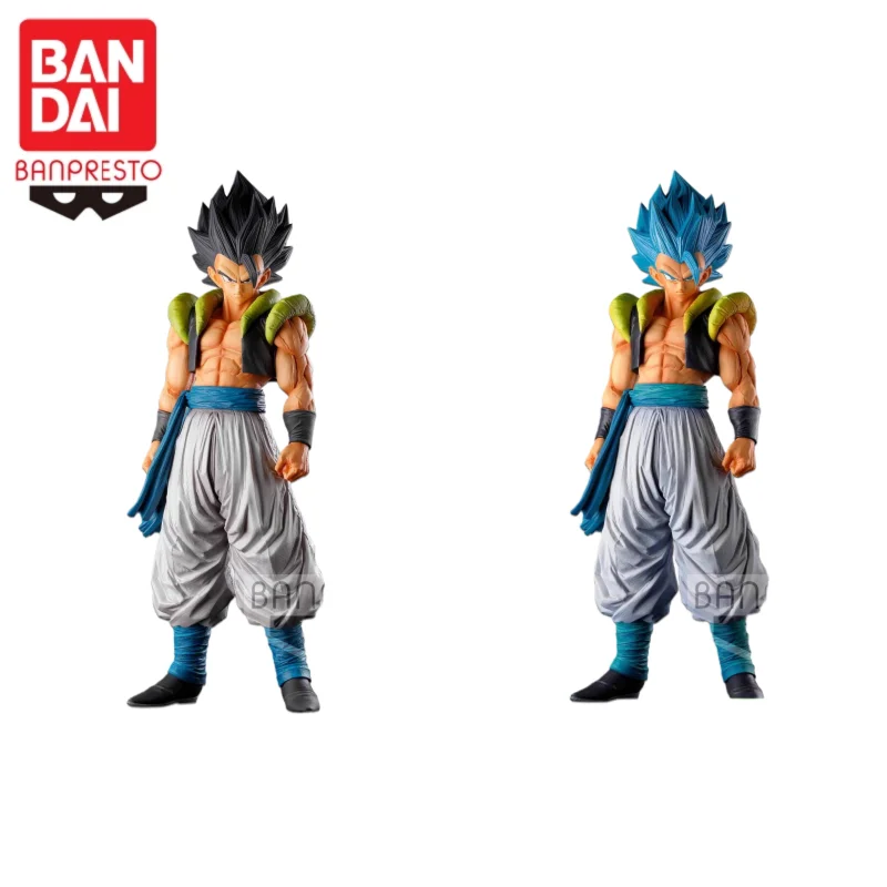 

В наличии 100% оригинал Bandai Dragon Ball Banpresto Smsp Goku Vegeta черные волосы синие волосы стоячая поза аниме модель фигурка