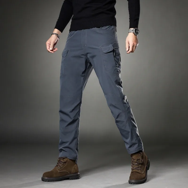 Men-Tactical-Cargo-Pants-Multi-Pockets-Stretch-Ripstop-Fabric-Straight-Leg-Outdoor-Hiking-Work-Trousers-For-Men