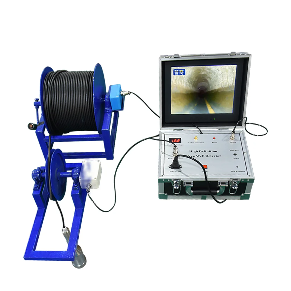 170 Degree Wide-angle Lens Dipper Borehole Video Inspection  300m Well Inspection