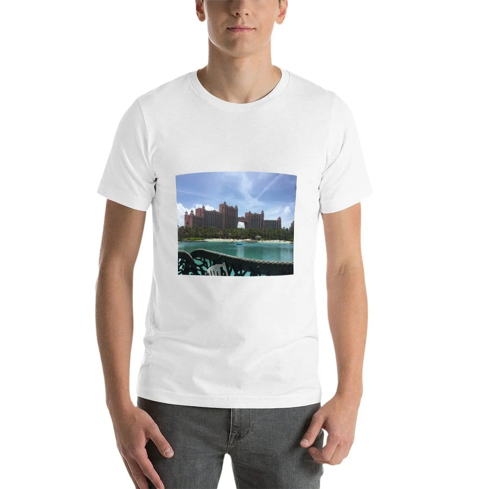 Paradise in Atlantis T-Shirt man t shirt cotton t shirt custom print t shirts designer